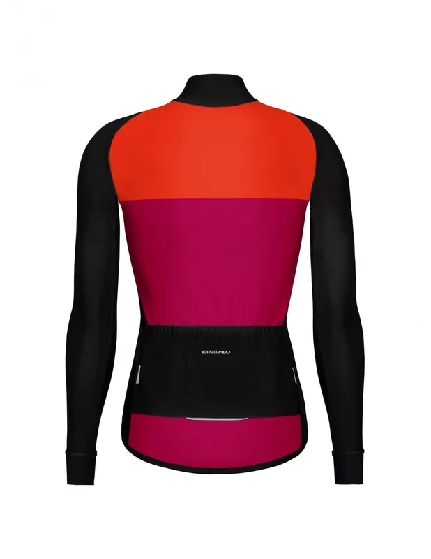 Obena Chaqueta Etxeondo Mujer Frambuesa/Naranja