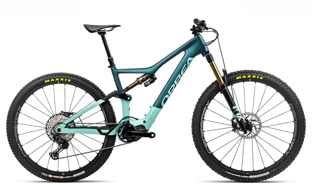 Orbea Rise M10 2022 Ice Green Gloss/Ocean Matte