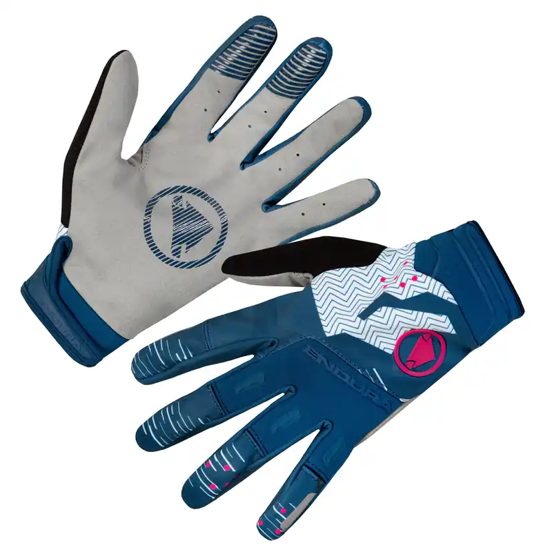 Singletrack Guantes Cortavientos Endura Unisex Blueberry