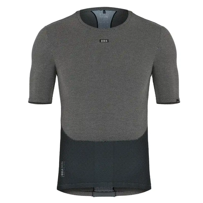 Cell Skin Camiseta Interior Manga Corta Gobik Hombre Gris/Negro