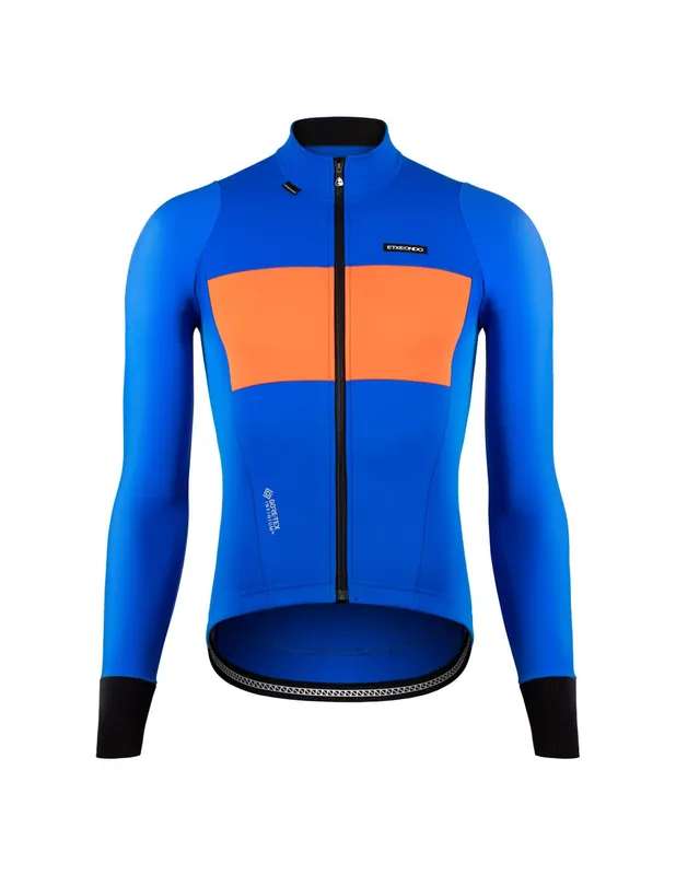 Chaqueta Lur Etxeondo Hombre Azul/Naranja