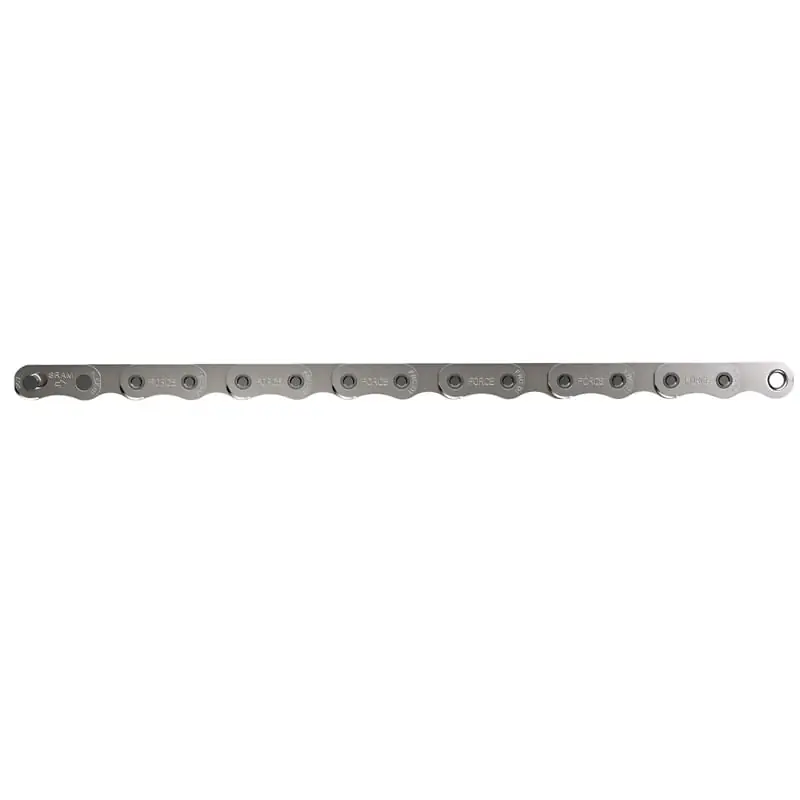 Cadena Sram AXS D1 Force Flattop 126 Eslabones Powerlink 12v Plata Oem