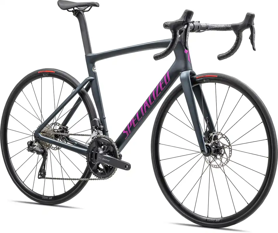 Tarmac SL7 Comp Shimano 105 Di2 Specialized 2023 Satin Metallic Deep Lake/Purple Orchid