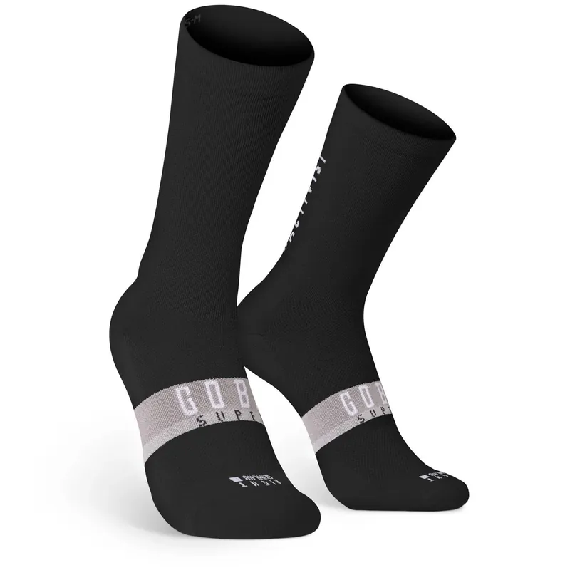 Superb Calcetin Extra Largo Gobik Unisex Axis Negro