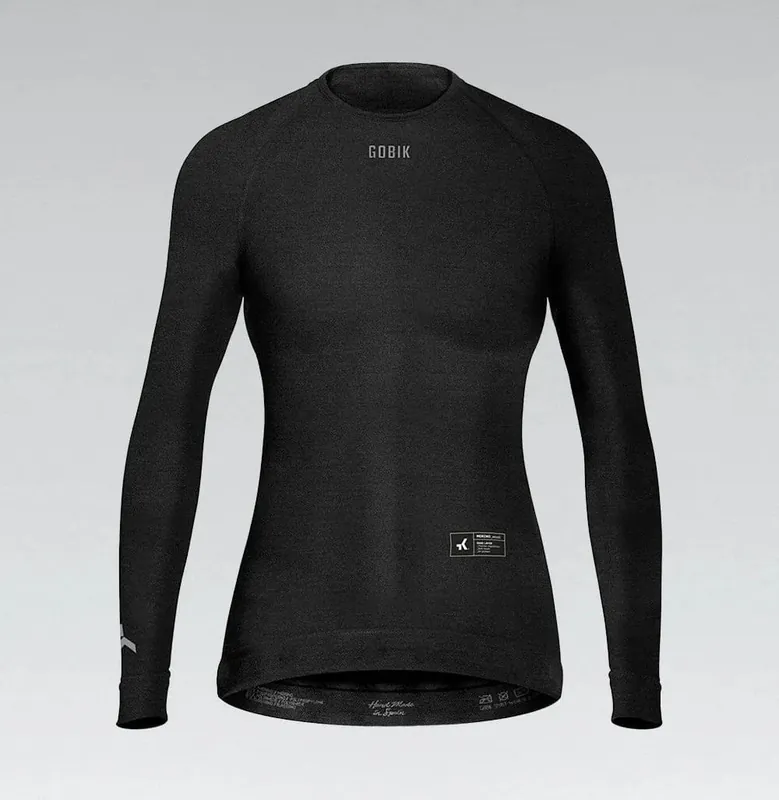 Camiseta Interior Manga Larga Winter Merino Gobik Mujer Coal