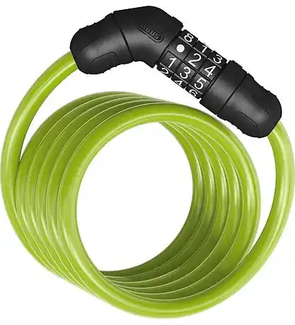 Star 4508C/150 Candado Cable Espiral Combinacion Abus 1.5m Verde