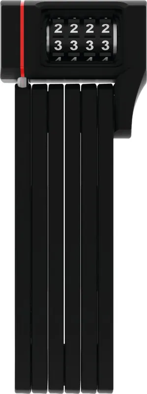 uGrip Bordo 5700C/80 SH Candado Plegable Combinacion Abus 0.8m Negro