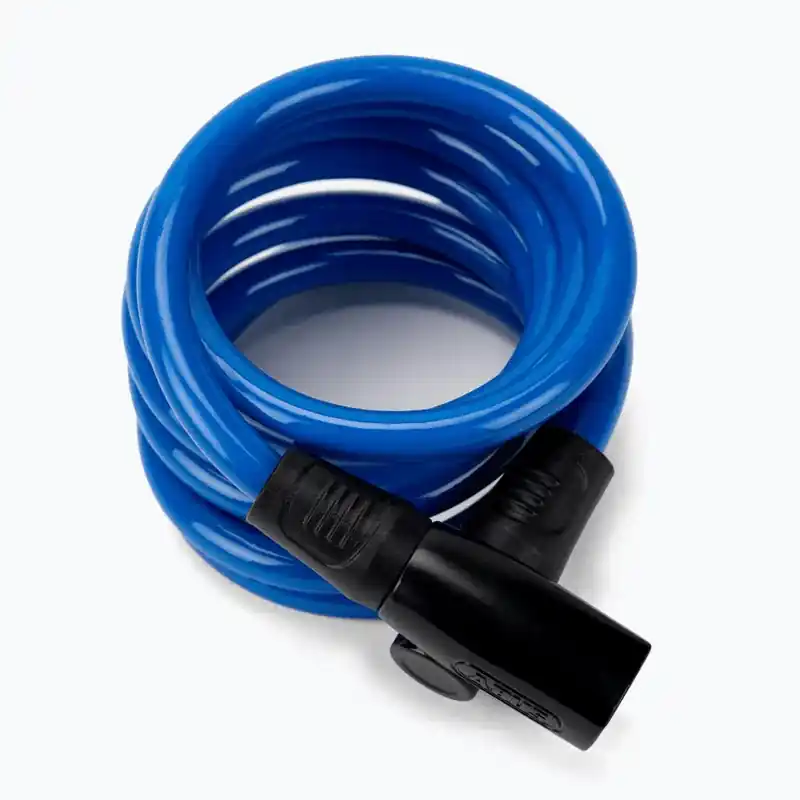 Star 4508K/150 Candado Cable Espiral Llave Abus 1.5m Azul
