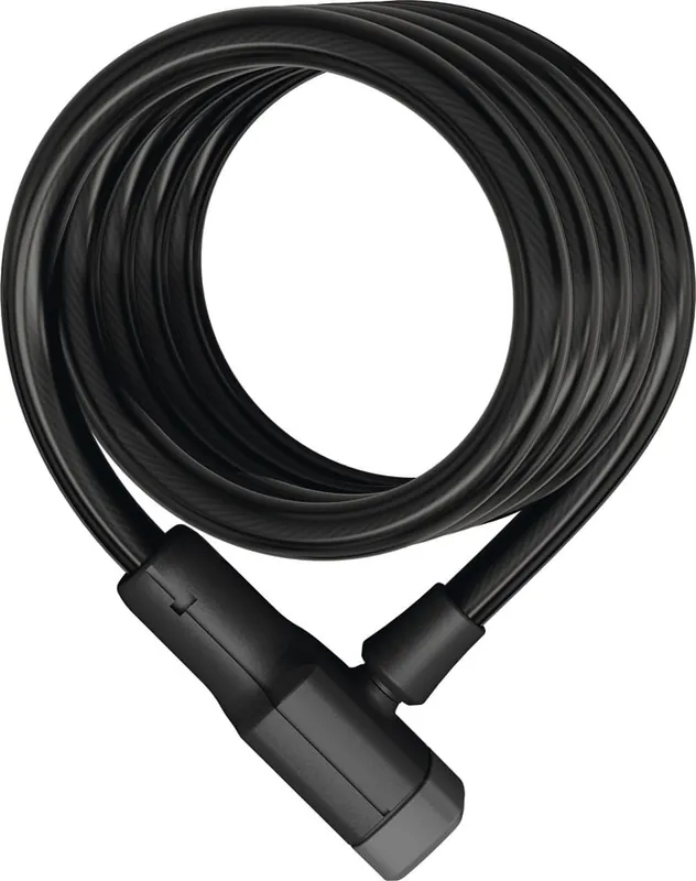Booster 6512k/180/12 Candado Cable Espiral Llave Abus 1.8m Negro