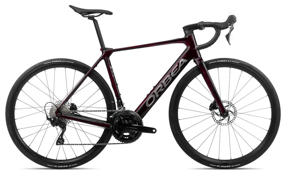 Orbea Gain M30 2024 Wine Red Carbon View