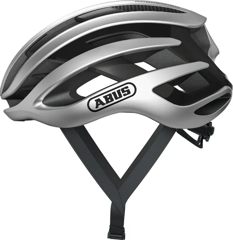 AirBreaker Casco Carretera Abus Gleam Silver