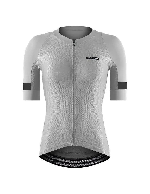 Mendia Maillot Manga Corta Etxeondo Mujer Gris Claro/Gris Antracita