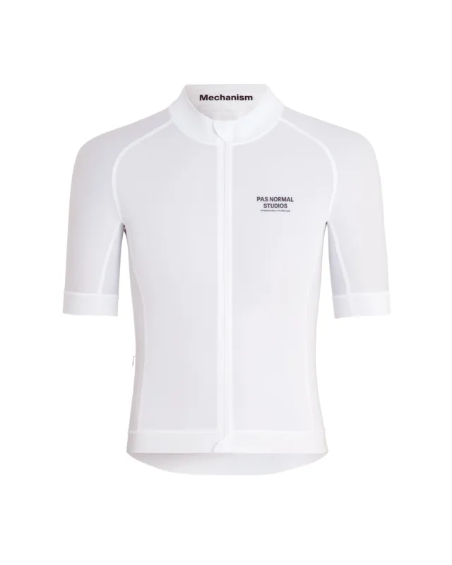 Maillot Manga Corta Pas Normal Studios Mechanism Hombre Blanco
