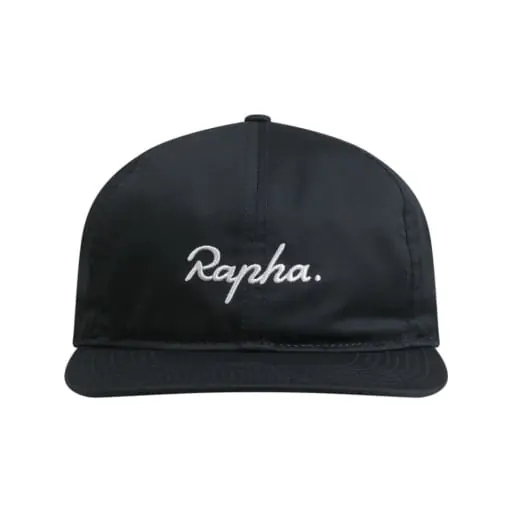 Gorra 6 Paneles Rapha Trail Negro/Light Grey