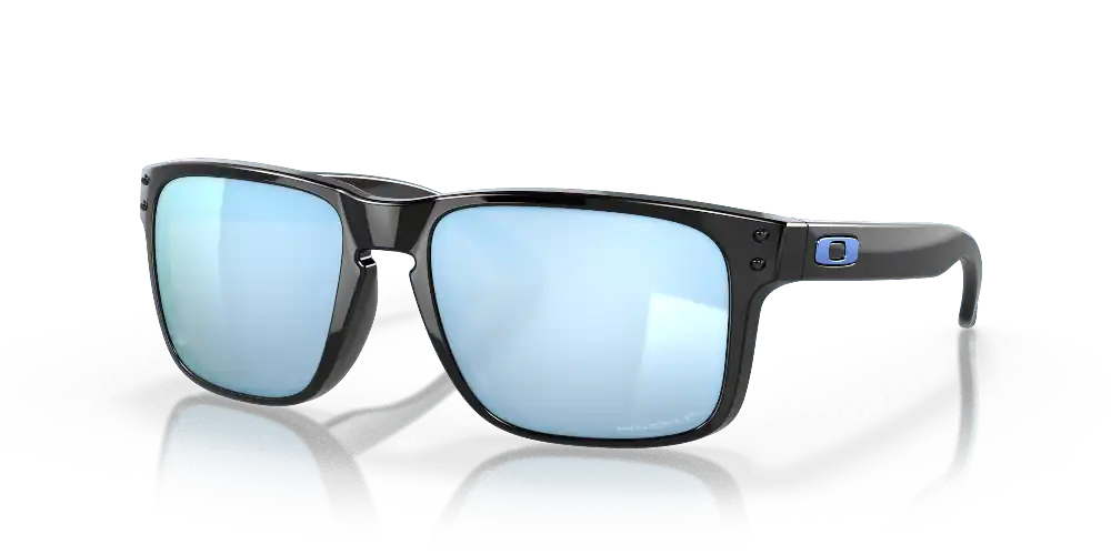 Holbrook Gafas de Sol Oakley Polished Negro Lente Prizm Deep Water Polarized