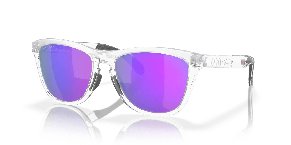 Frogskins Gafas de Sol Oakley Mate Claro Lente Prizm Violeta