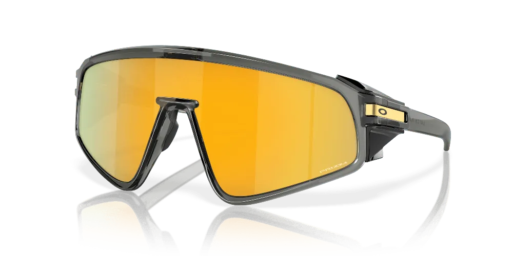 Latch Panel Gafas de Sol Oakley Gris Smoke Lente Prizm 24K