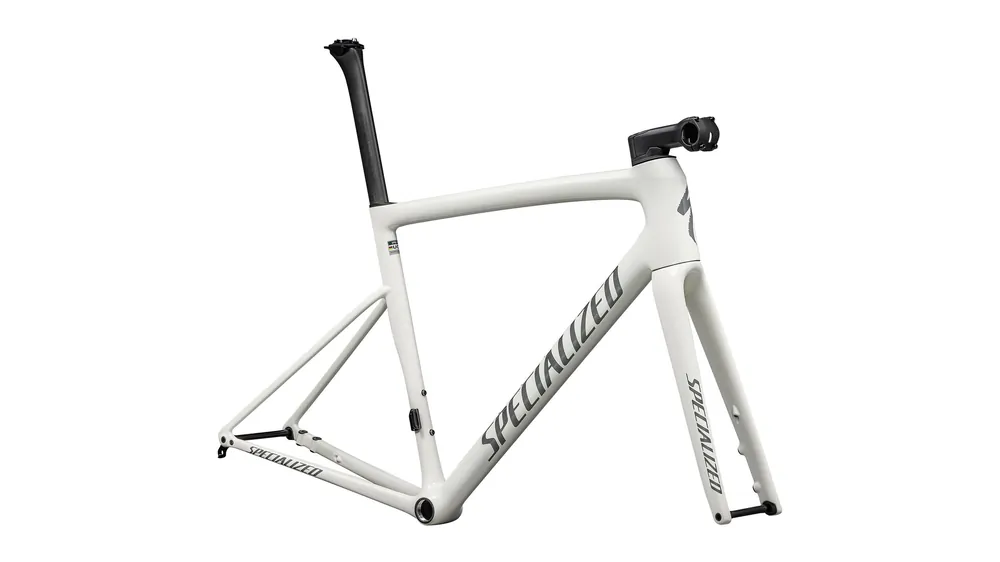 Tarmac SL8 Cuadro Carretera Specialized 2025 Gloss Dune White/Black Pearl Over Ashen