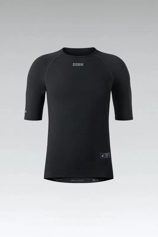 Camiseta Interior Manga Corta Winter Merino Gobik Hombre Coal