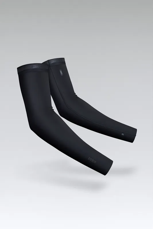Manguitos Ligeros Termicos Haru 2.0 Gobik Unisex Pitch Black