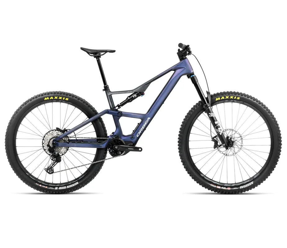 Orbea Rise Lt M20 420w 2025 Tanzanite Carbon View/Carbon Raw Matt