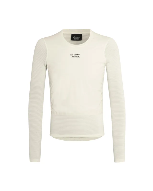Camiseta Interior Termica Manga Larga Cortavientos Pas Normal Studios Hombre Off White