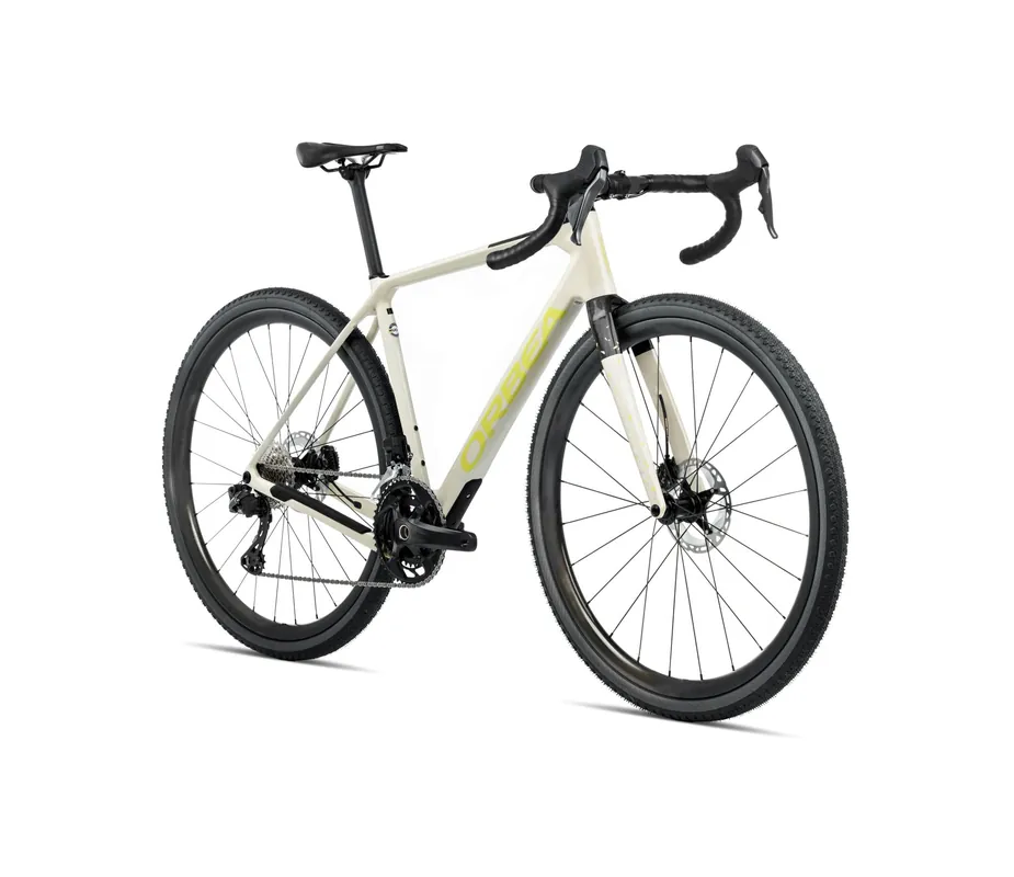 Orbea Terra M21eteam 1x 2025 Ivory White/Spicy Lime Gloss