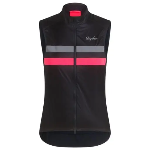 Chaleco Isotérmico Rapha Brebet Mujer Gilet Dark Navy/Hi-Vis Pink