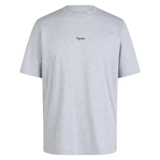 Camiseta Algodón Rapha Hombre Grey Marl/Grey