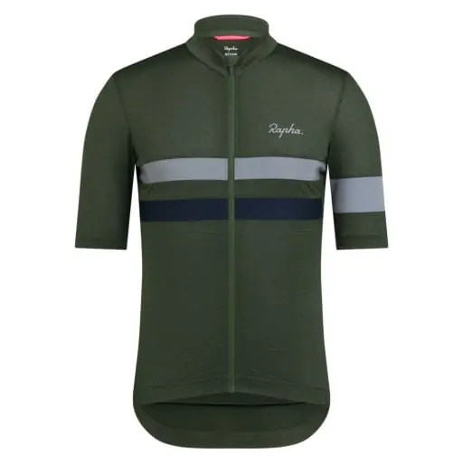 Maillot Rapha Brebet Hombre Deep Olive/Dark Navy