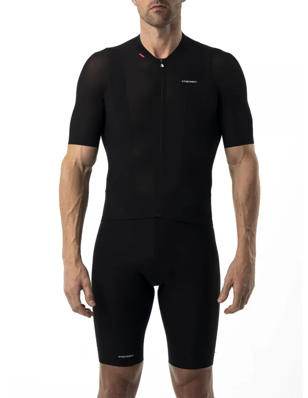 Alde 110LW Maillot Manga Corta Etxeondo Hombre Negro