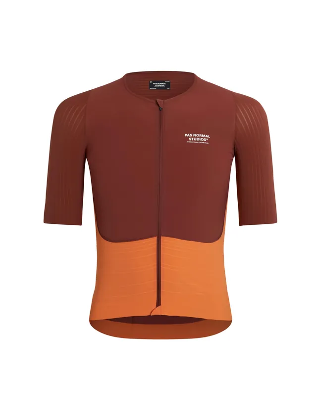 Maillot Manga Corta Pas Normal Studios Mechanism Pro Hombre Mahogany