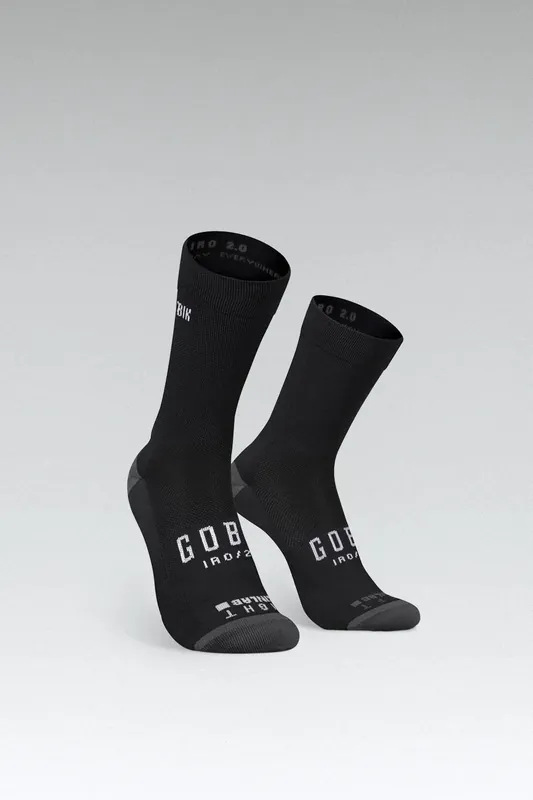Calcetines Iro 2.0 Gobik Unisex Negro Logo