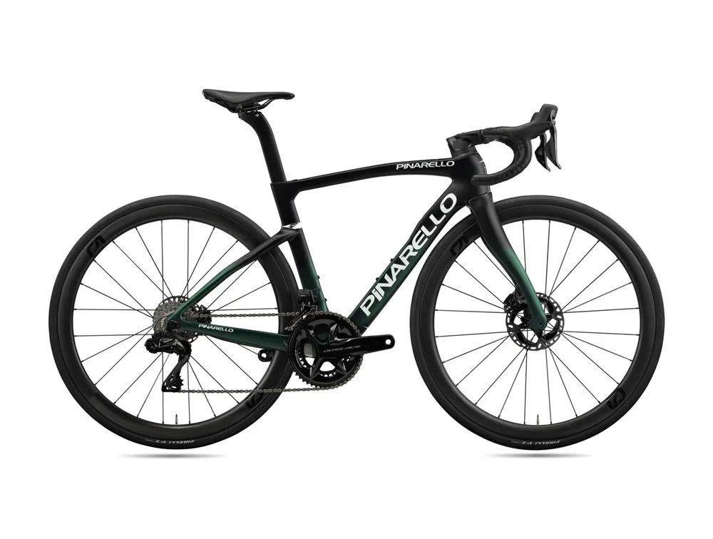 Pinarello F7 DT Swiss A1800 Spline E300-Fastest Green Ultegra Di2 12v