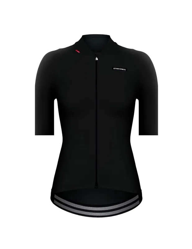 Maillot Manga Corta Alda 110LW Etxeondo Mujer Negro