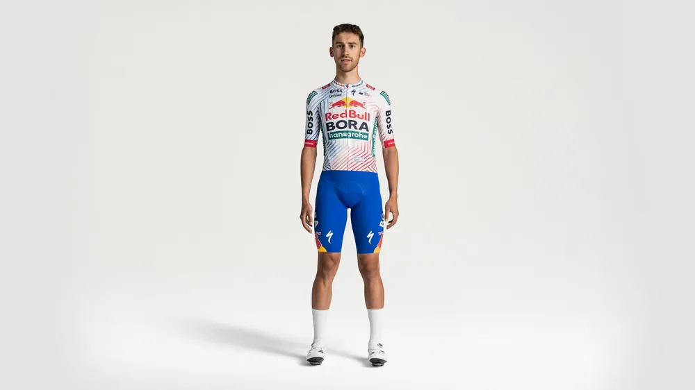 Maillot Red Bull Bora Tdf Ltd Manga Corta Specialized 2025 Men Blanco Tdf
