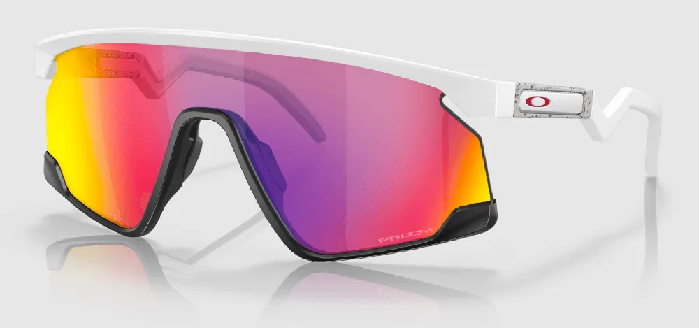 BXTR Gafas de Sol Oakley Blanco Mate Negro Mate Lente Prizm Road
