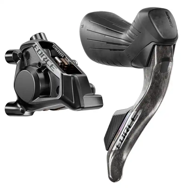 Maneta Freno/Cambio Sram Force Axs E1 Derecha Pinza Trasera Flat Mount 20mm Offset 1800mm Carbono Negro