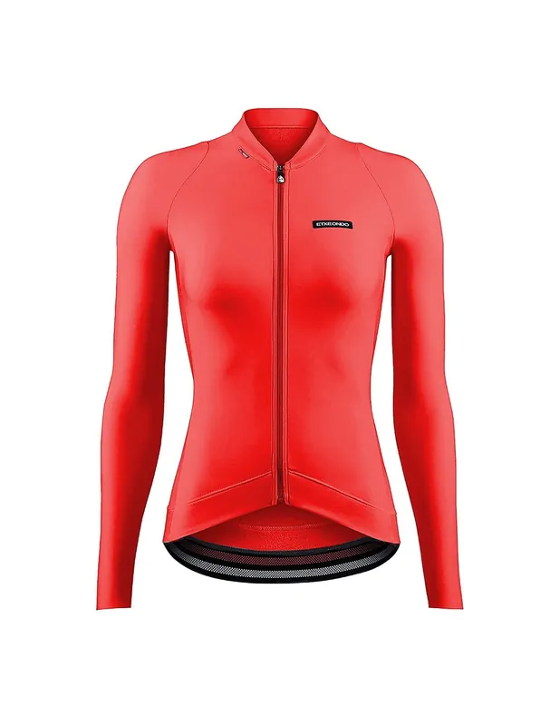 Etxeondo Maillot Térmico Alda Thermo Bi Rojo Sandia