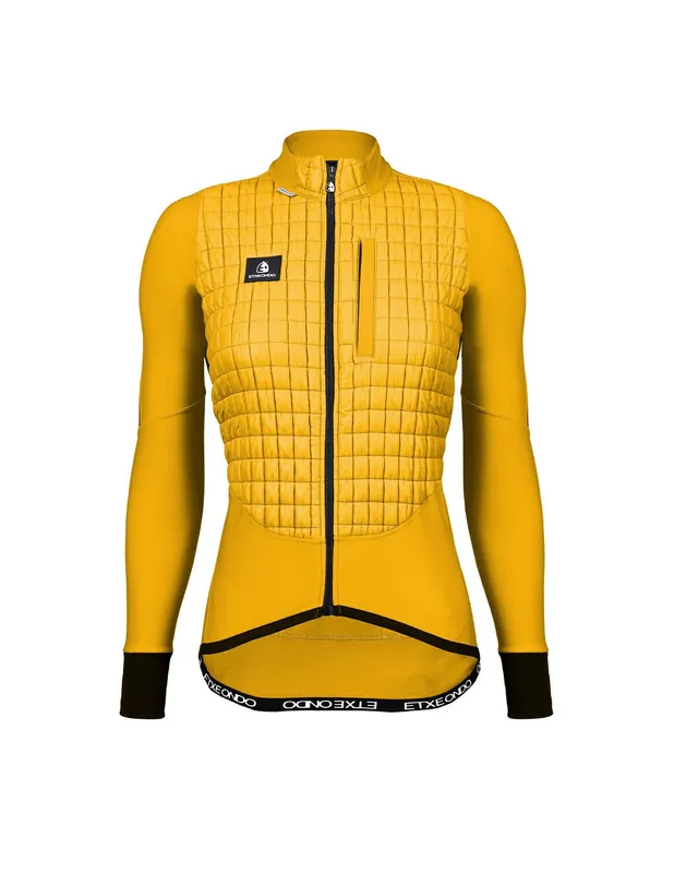 Etxeondo Chaqueta Ara Fem Primaloft Amarillo Mostaza