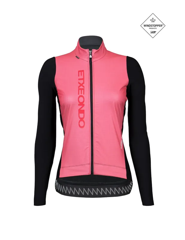 Etxeondo Chaqueta Urrun Fem Gore-Tex Windstopper Rojo Sandia