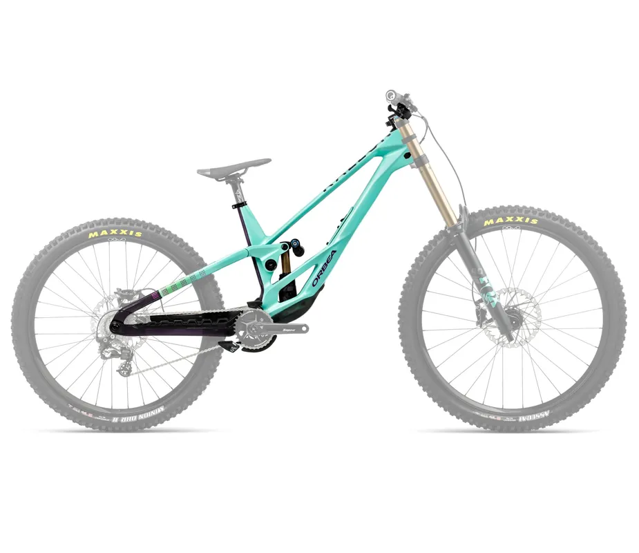 Orbea Cuadro Rallon 442 DH 2026 Aloha Green/Fantasy Purple Carbon View Gloss