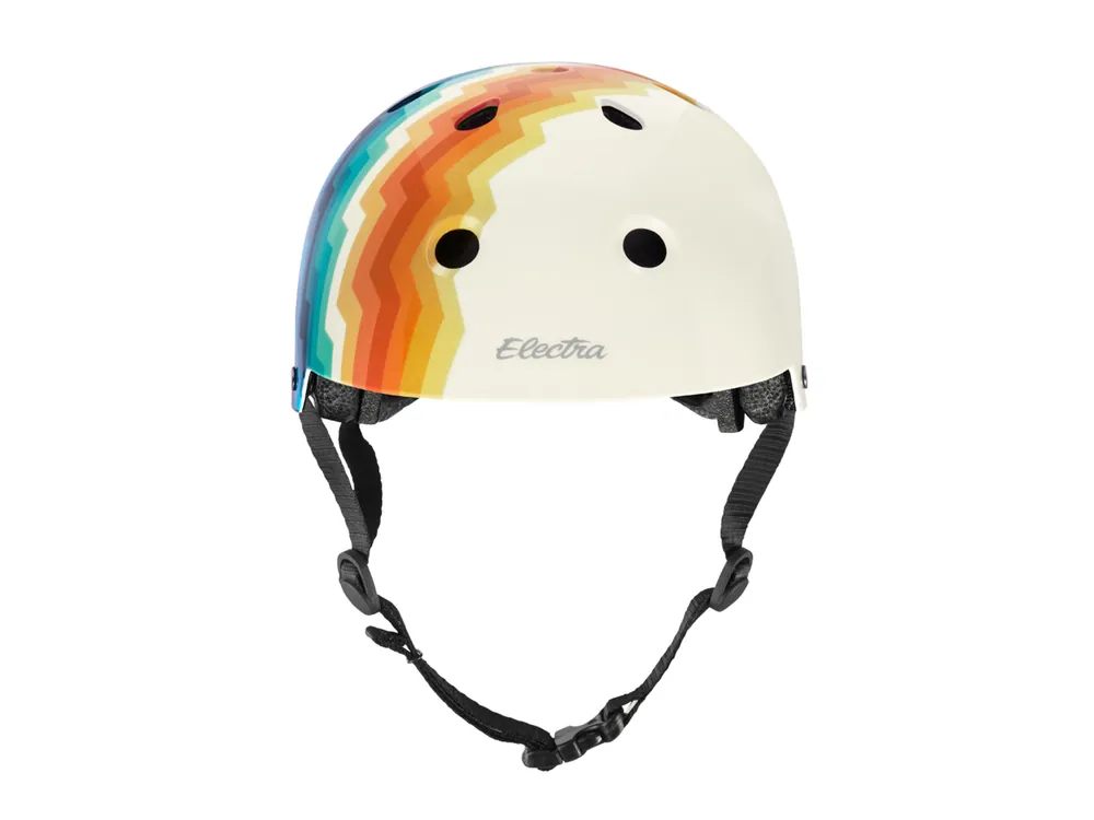 Casco Urbano Electra Ziggy Lifestyle Crema/Azul Crepúsculo