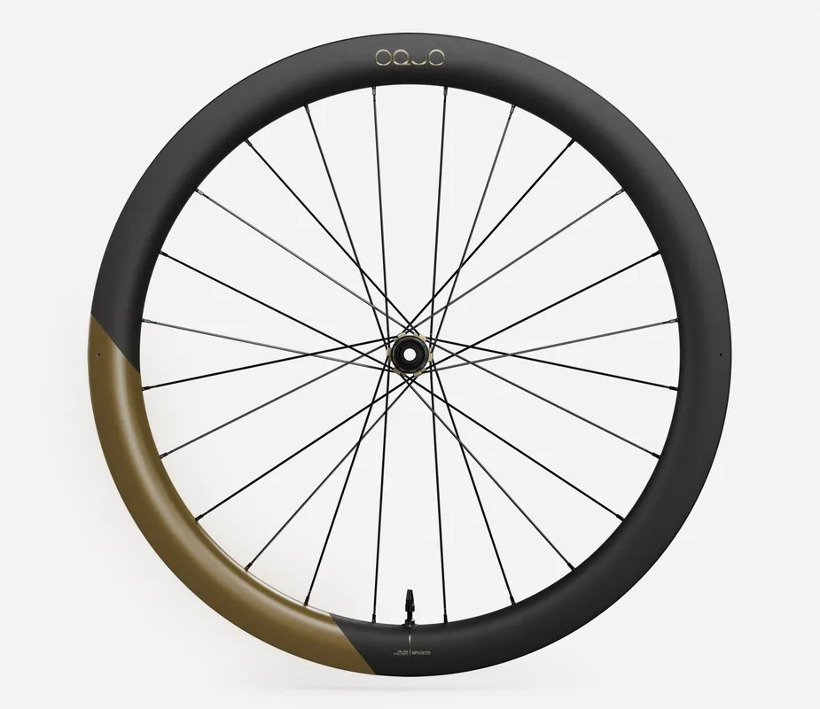 Oquo Rueda Trasera Gravel RP50LTD Shimano HG Metallic Olive Green