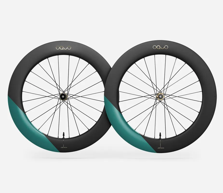 Oquo Juego Ruedas Carretera RA80LTD Shimano HG Metallic Jade