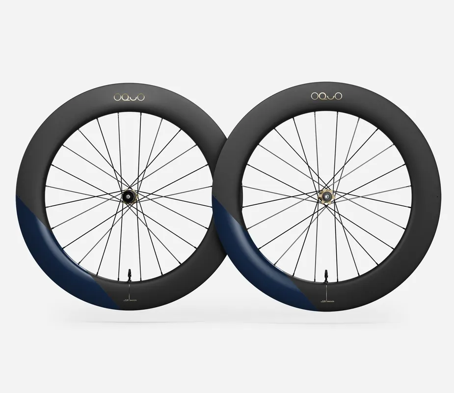 Oquo Juego Ruedas Carretera RA80LTD Shimano HG Metallic Navy Blue
