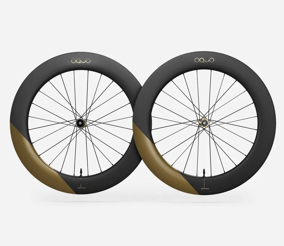 Oquo Juego Ruedas Carretera RA80LTD Sram XDR Metallic Olive Green