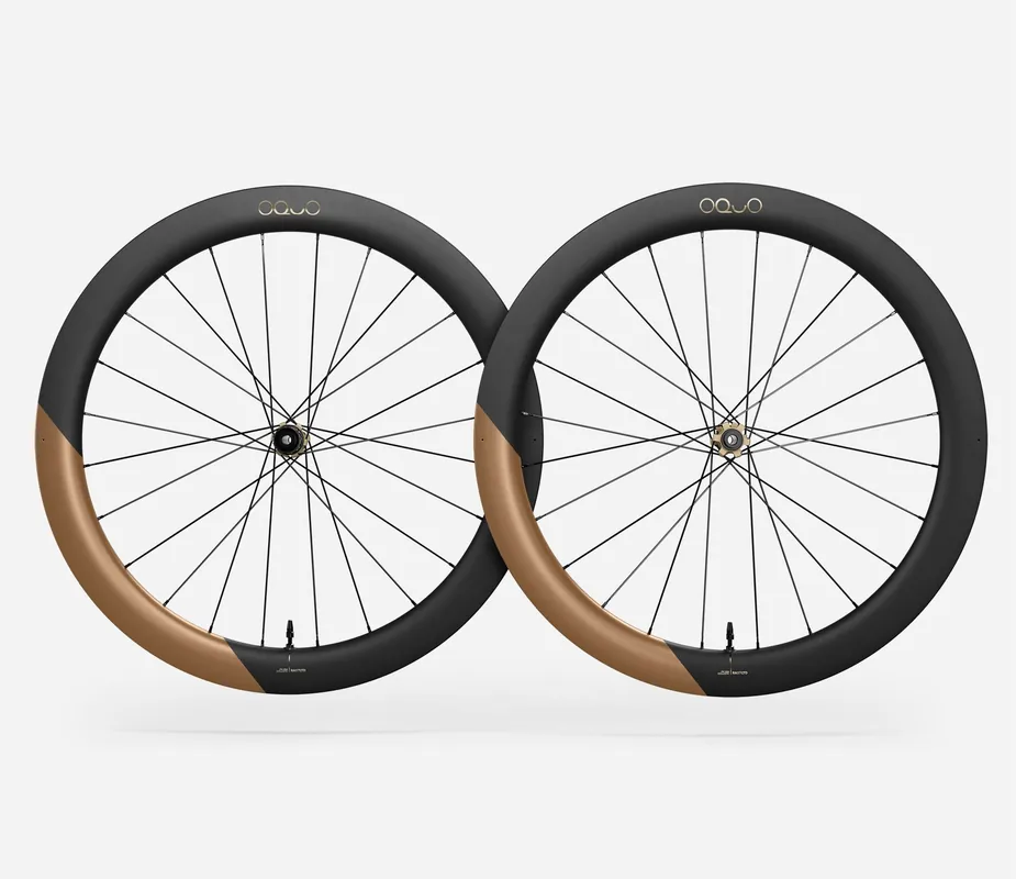 Oquo Juego Ruedas Carretera RA57LTD Shimano HG Metallic Cinnamon