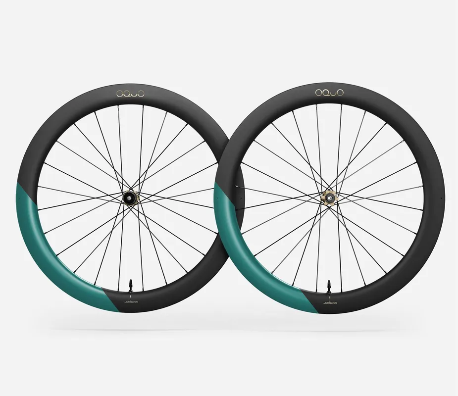 Oquo Juego Ruedas Carretera RA57LTD Shimano HG Metallic Jade