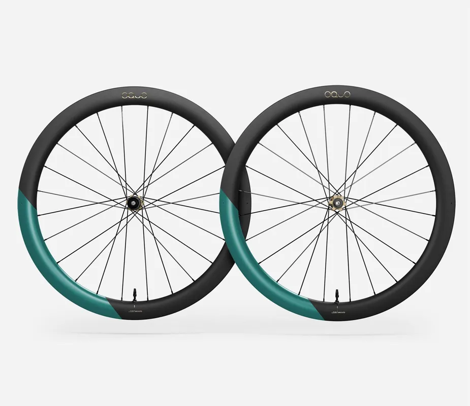 Oquo Juego Ruedas Gravel RP50LTD Shimano MS Metallic Jade